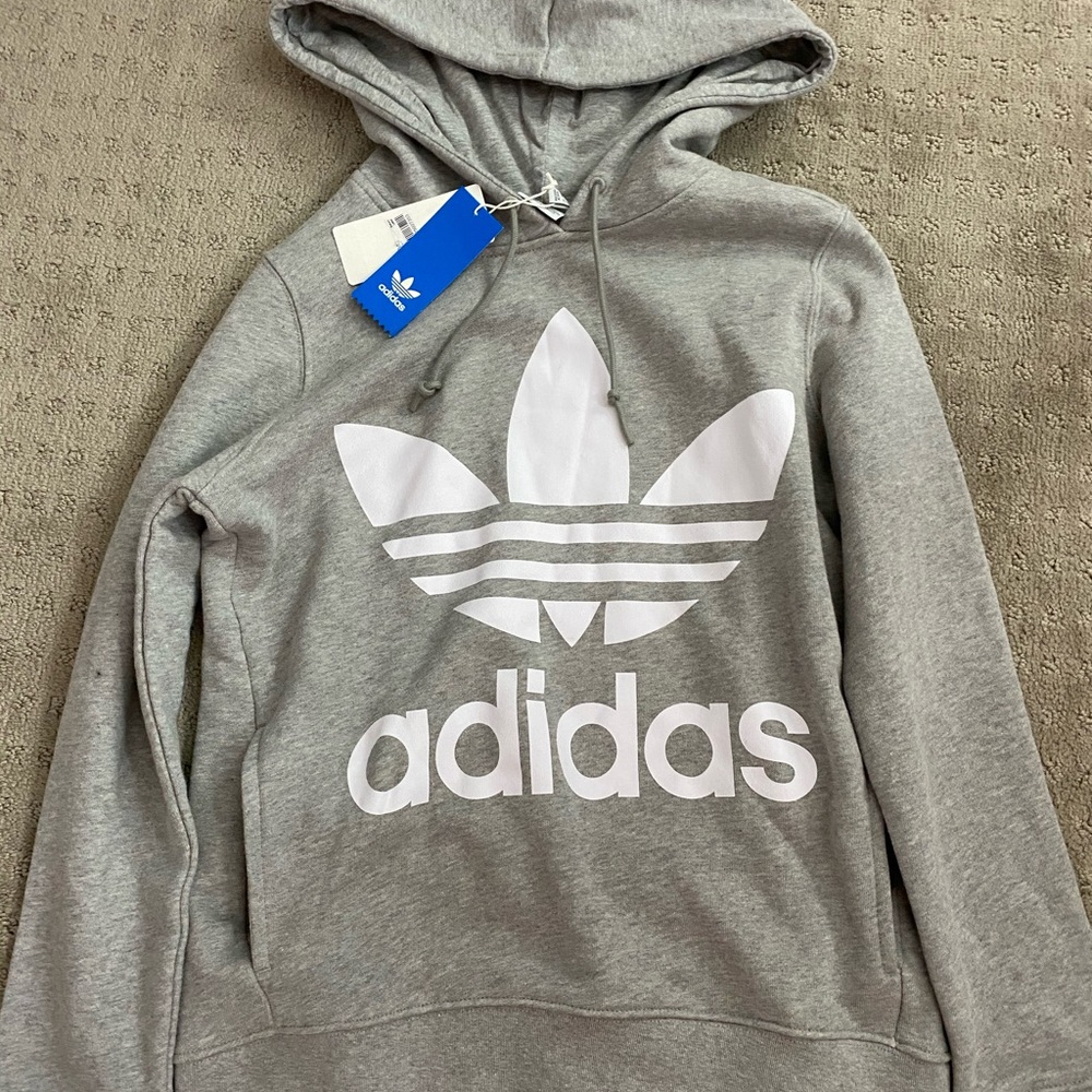 Grey Adidas Hoodie